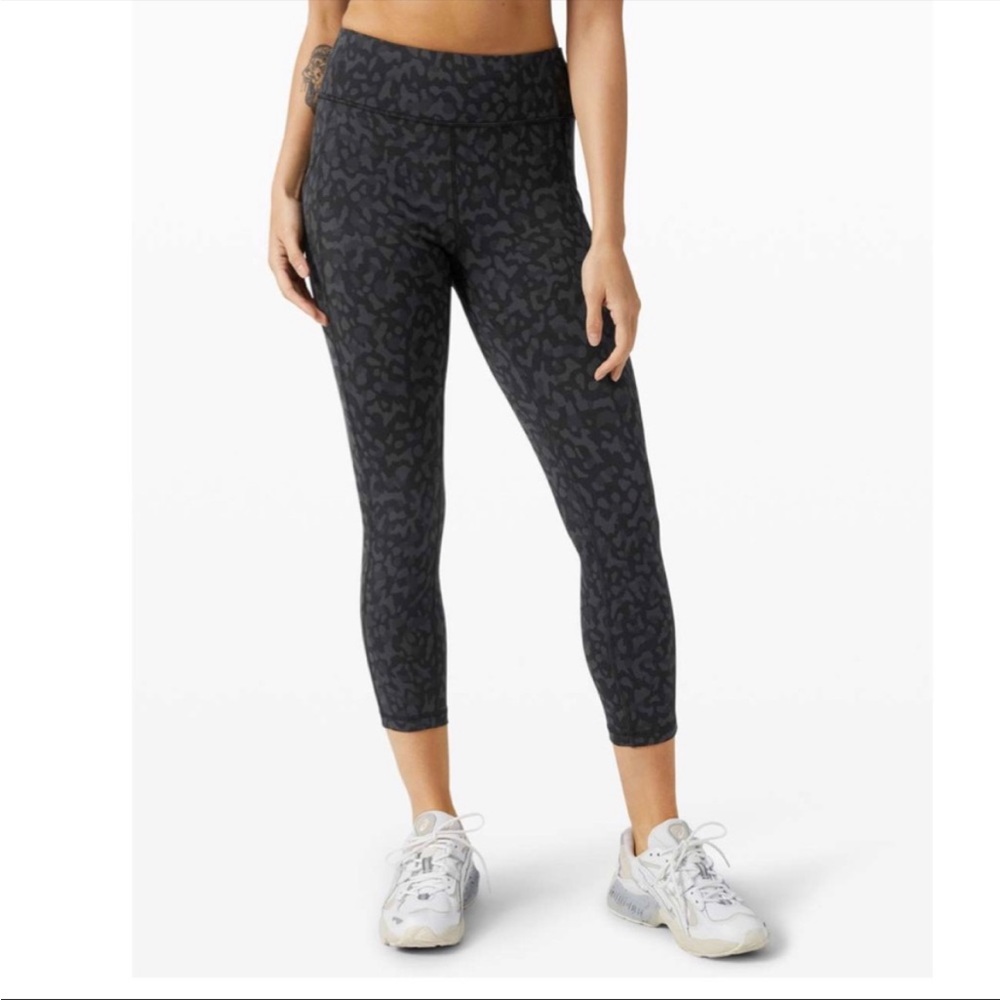 Lululemon Invigorate High-Rise Crop Camo